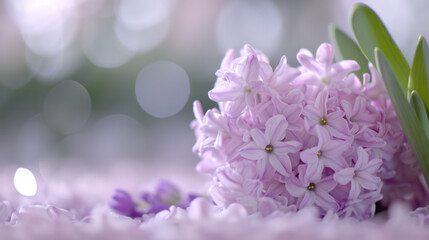 Obraz premium Hyacinth Bloom Macro Shot