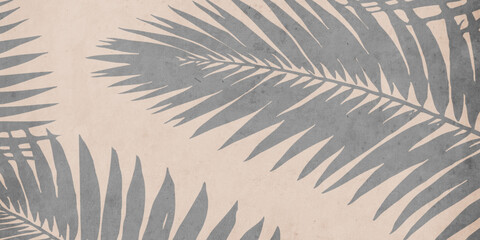 Printable botanical illustration. Rustic style home decor, wall decoration, picture in the frame. Grunge, vintage illustration.