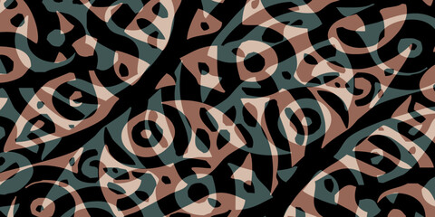 Abstract pattern. Illustration for printing on wall decorations. For use in graphics.