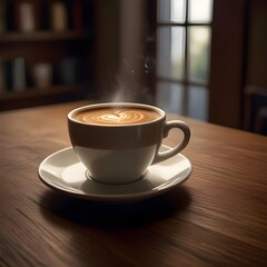 Obraz premium cup of coffee on the table