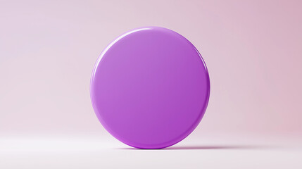 Obraz premium 3d purple circle