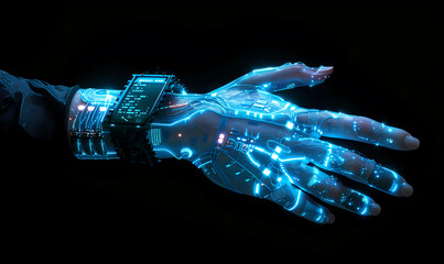 3d rendered illustration of a hand