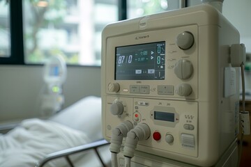 Fototapeta premium Close-up of Ozone Therapy Machine Highlighting Therapeutic Process