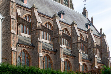 The facade of the cathedral of Saint Paul (Sint Pauluskerk)