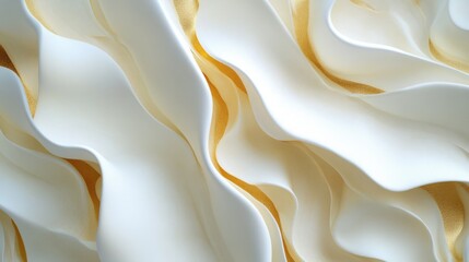 Golden Wave Textured Wallpaper