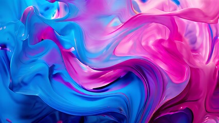 Obraz premium Dynamic Abstract Fluid Art Background, Ideal for Creative Design Projects, Wallpapers, and Vibrant Visual Content.