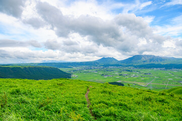 阿蘇国立公園 大観峰からの一望