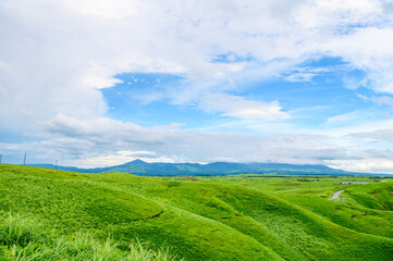 Fototapeta premium 阿蘇国立公園 大観峰からの一望