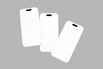 Floating UI App Screen Mockup for showcasing your design to clients