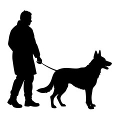 German Shepherd dog svg