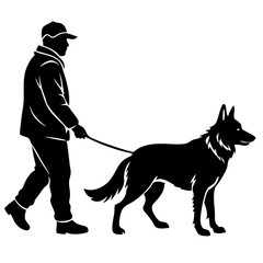 German Shepherd dog svg