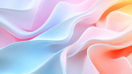 Abstract Pastel Wave Background.
