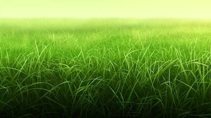 Obraz premium A smooth, carpet-like vector texture of well-maintained grass, ideal for backgrounds, with a very soft gradient of green hues for a realistic look.
