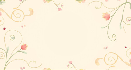 floral background with flowers
