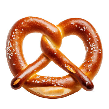 pretzel isolated on white background