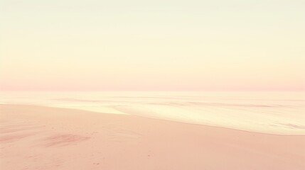 A soothing gradient background with hues of pale pink and sandy beige, mimicking a serene beach at sunset, perfect for calm and relaxing themes.