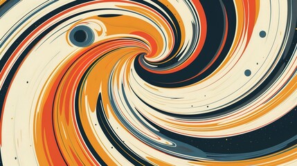 Swirl pattern wallpaper