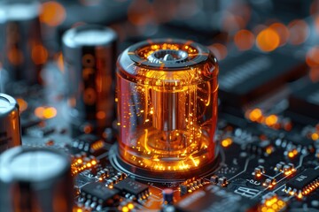 Capacitor Charge Discharge graphical representation circuit voltage current curves.