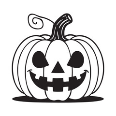 Cute Halloween coloring page for toddlers kids and adults simple and bold easy halloween line art