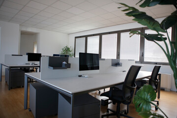 Office is empty during summer holidays.Office is empty during summer holidays.