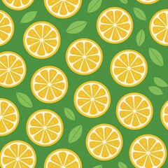 seamless pattern with lemons