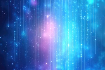 Obraz premium Exploding mixed colors create deep galactic chaos