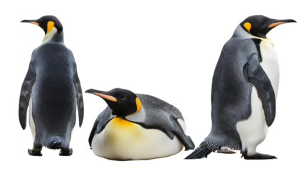 Penguin on transparent background