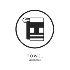 Logo vector design for business. Towel logos.