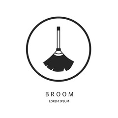 Logo vector design for business. Broom logos.