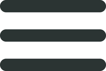 Obraz premium Hamburger interface menu simple line, minimal ui popup burger. Template navigation. Icon, dropdown button web symbol. Interface Design element. Vector illustration