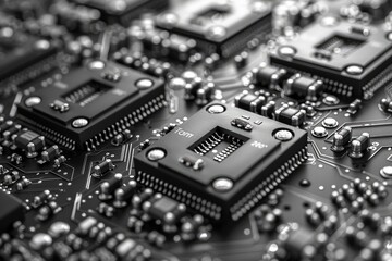 Fototapeta premium Gallium Nitride Device in High-Power Application semiconductor