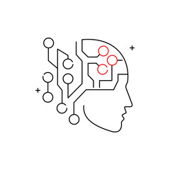 Outcome Optimization Vector Symbol Icon Design with Editable Stroke, Improve from Result, improvement, achievement, efficiency, success