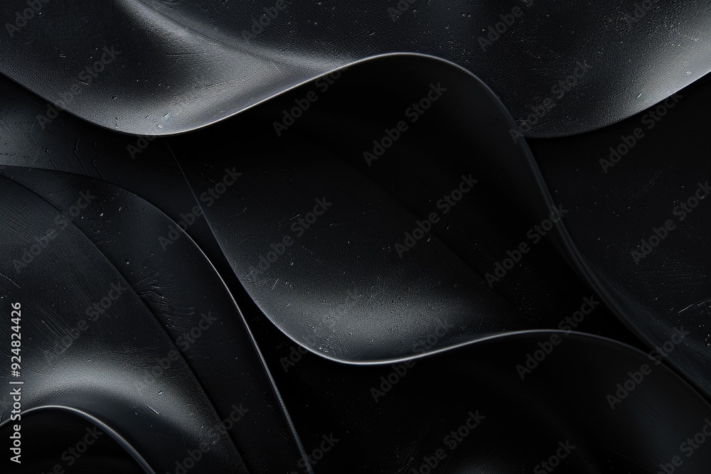 Poster man in suit and tie with black background, sleek black background, adding touch of sophistication
