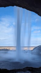 iceland waterfall