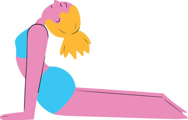 illustration of a yoga 