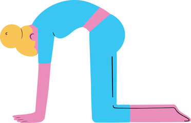 illustration of a yoga 