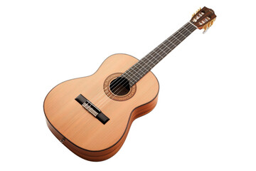 Obraz premium High-quality acoustic guitar, beautifully crafted with a natural wood finish. Perfect for musicians, music lovers, and guitar enthusiasts.