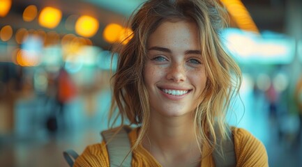 Obraz premium Effortless beauty and genuine happiness of individuals, focusing on their expressive faces and relaxed settings. The atmosphere is lighthearted and natural