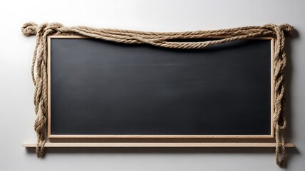 Obraz premium empty chalkboard with space for a text message