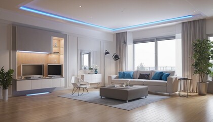 Fototapeta premium modern living room interior design