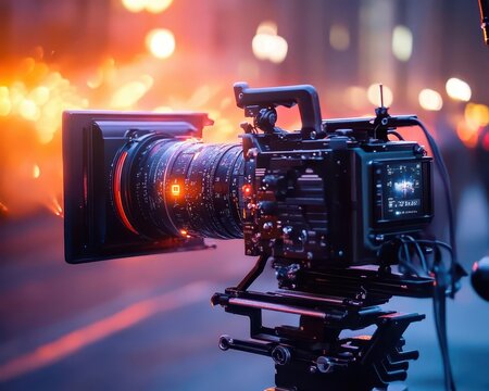 Film making, vibrant scenes, dynamic storytelling, cinematic creation