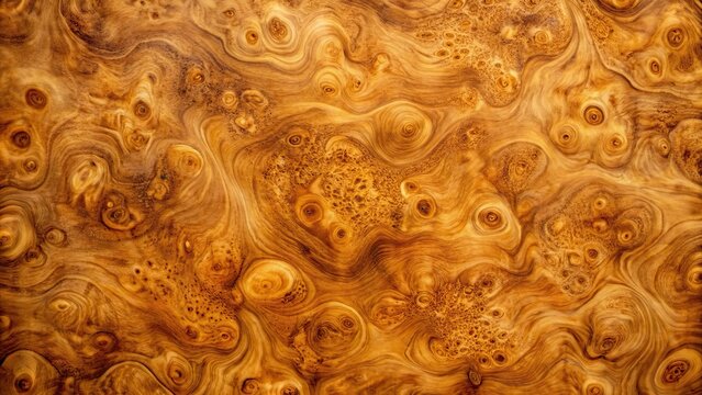 Sophisticated elm burl wood backdrop , refined, golden hues, distinctive, grain textures, elegant, luxurious, natural