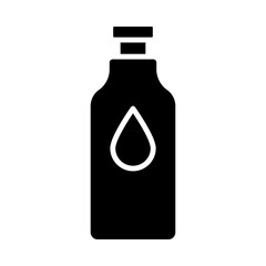 Water bottle glyph icon