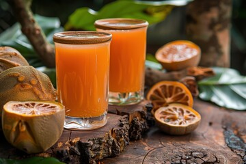 Nutritious bael fruit juice with healing properties
