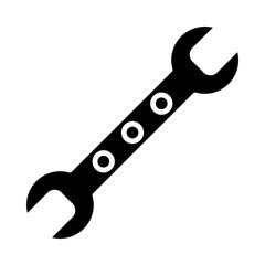 Wrench glyph icon