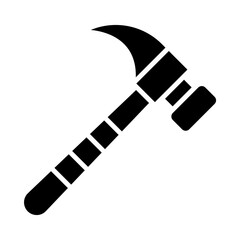 Hammer glyph icon