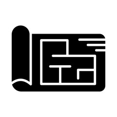 Blueprint glyph icon