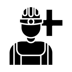 Industrial Safety glyph icon