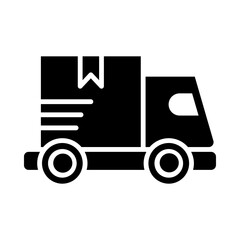 Logistics glyph icon
