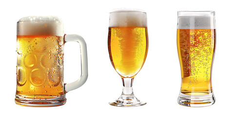 glass of beer on a dark background